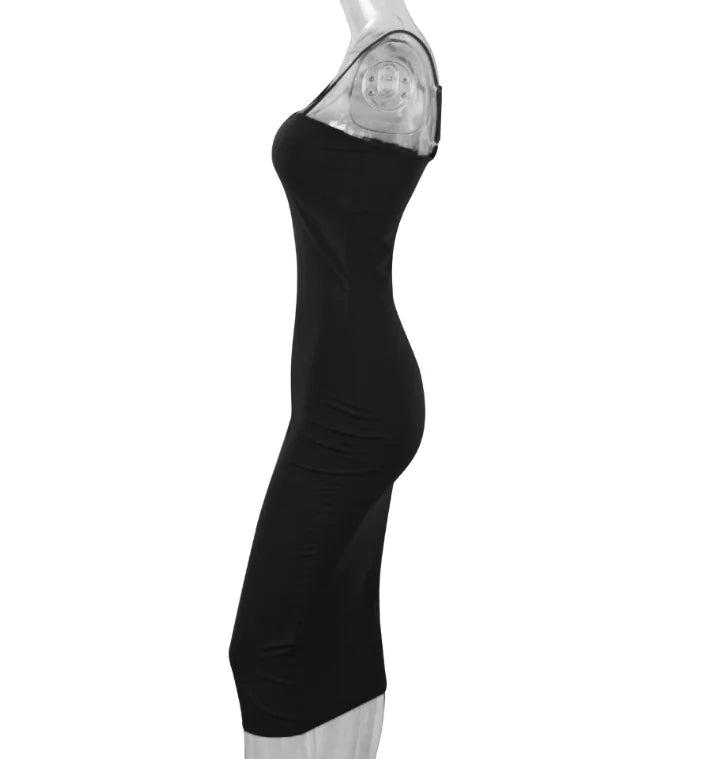 Strap Dress, Milk Silk Bandage Dress
