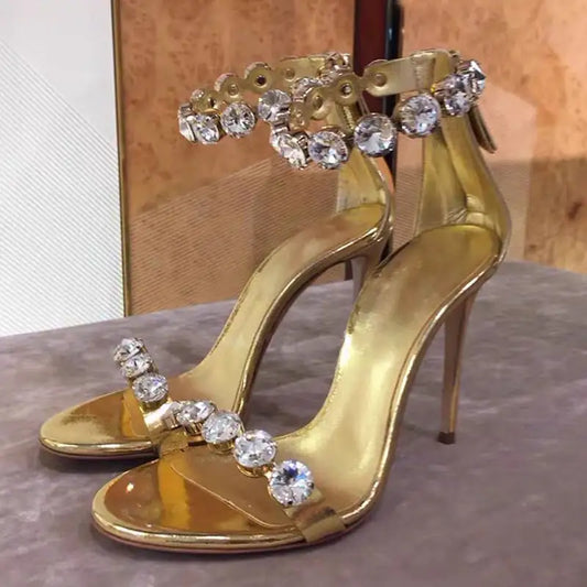 "Summer Sexy Open Toe Stiletto High Heels Sandals"