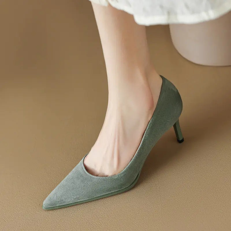 Elegant Suede Stiletto Pumps