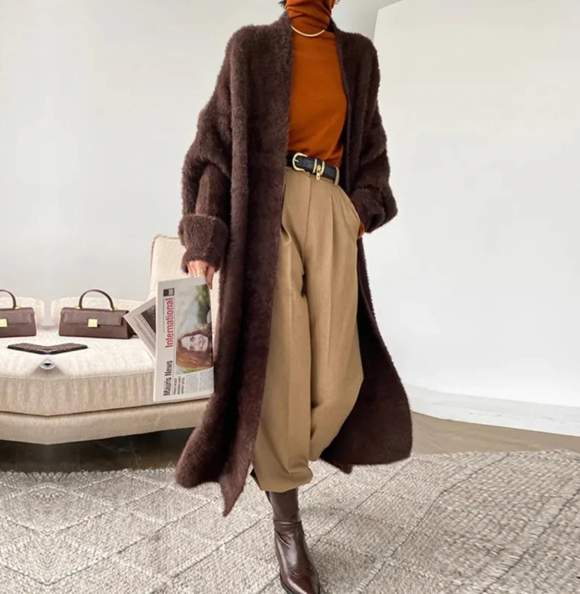 Soft Knit Long Cardigan