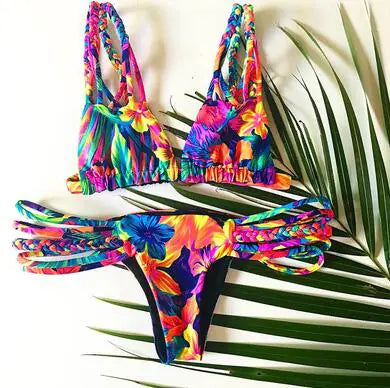 Sexy Strapless Bikini Set