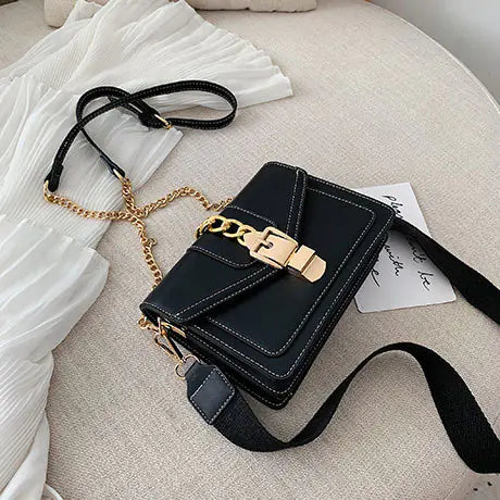 Stylish Color-Block Shoulder Bag and Crossbody Purse