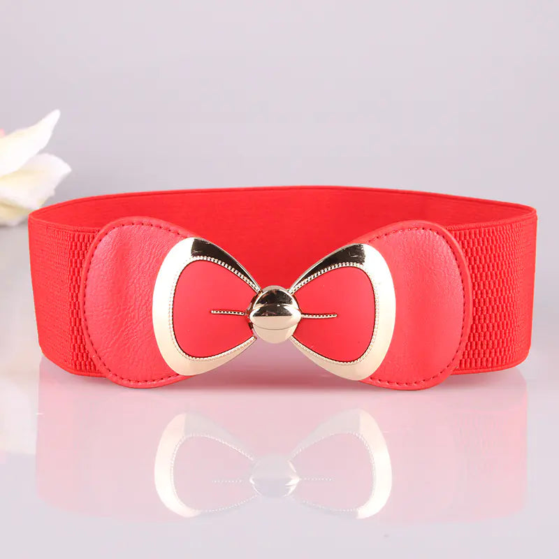 Chic Elastic Bow Belt for Women