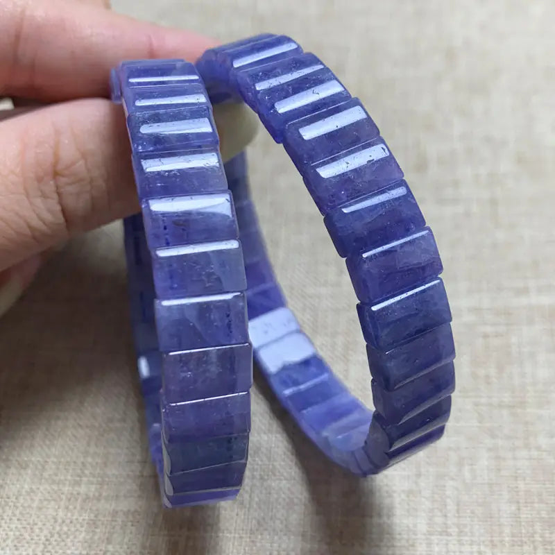Natural Tanzanite Bracelet in National Style Design