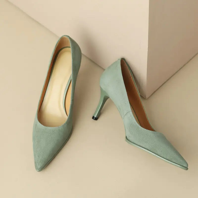 Elegant Suede Stiletto Pumps