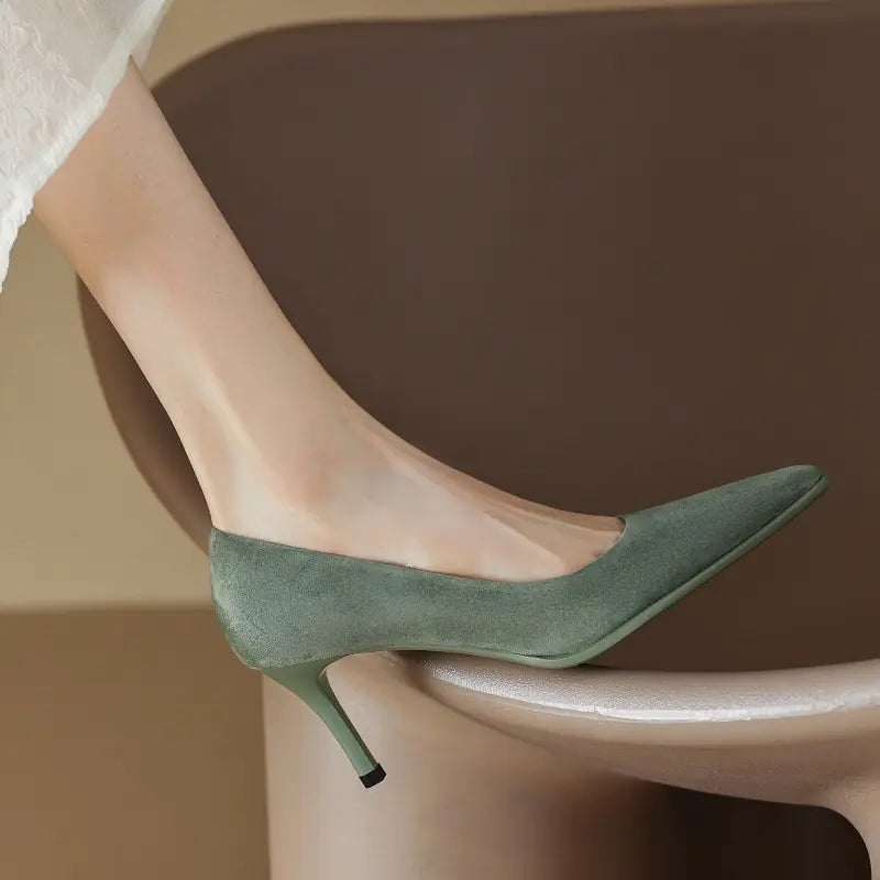 Elegant Suede Stiletto Pumps