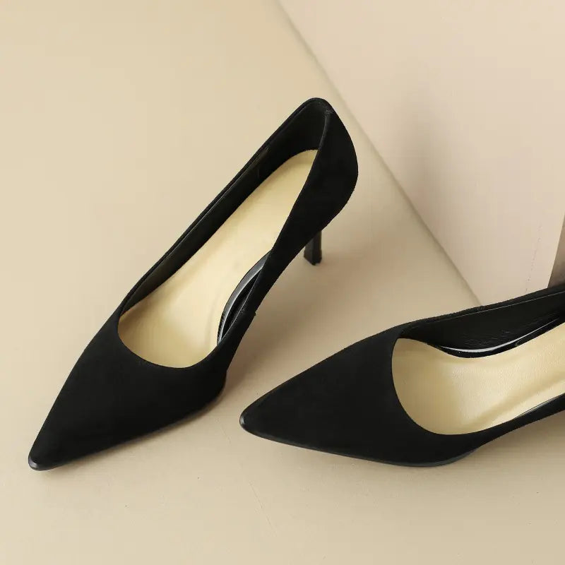 Elegant Suede Stiletto Pumps