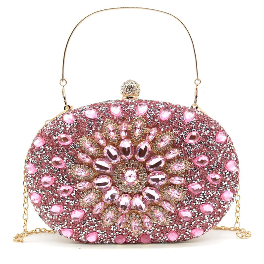 Rhinestone Evening Clutch Purses for Women Wedding Clutch Party Purses Bridal Diamonds Clutch Prom Cocktail Handbags