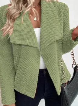 Stylish Women's Wool Jacket - Autumn/Winter
