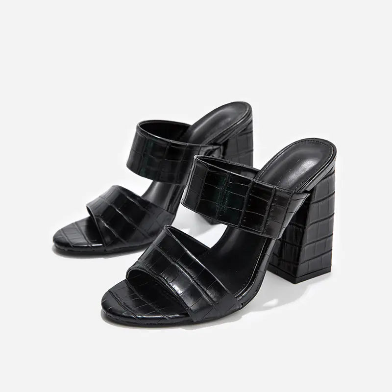 New Women's Chunky Heel Sandals