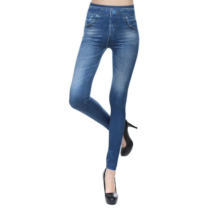 High-Waisted Skinny Jeans